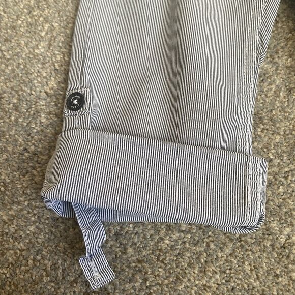 Jacadi Pants Kids 3T /88cm Striped Roll Tab Straight Leg Adjusted Waist - Picture 8 of 12